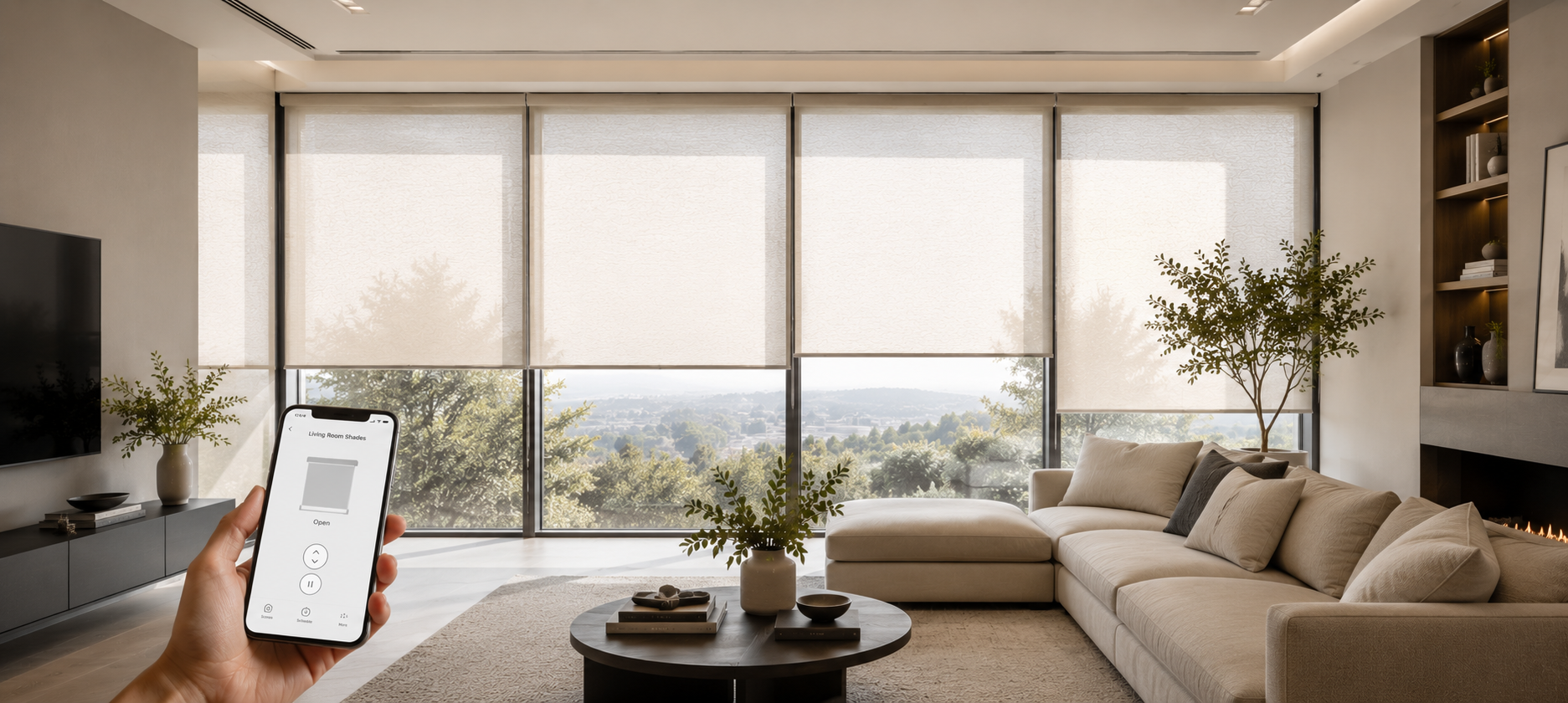 Smart Motorized Shades