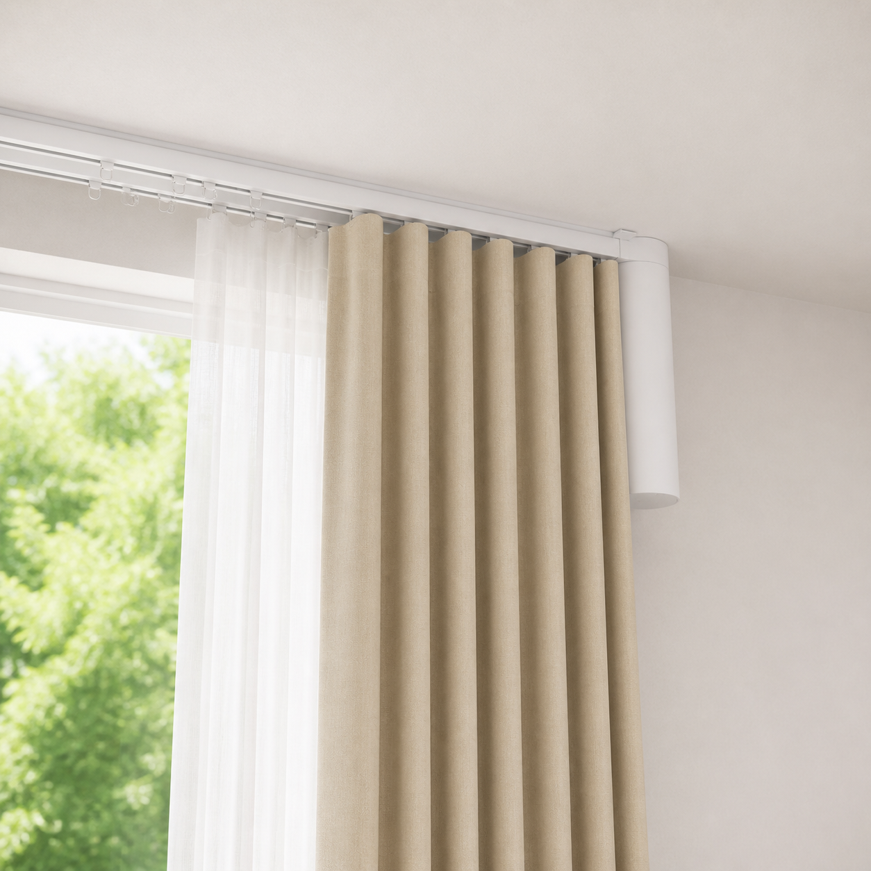 Smart Motorized Curtain Track