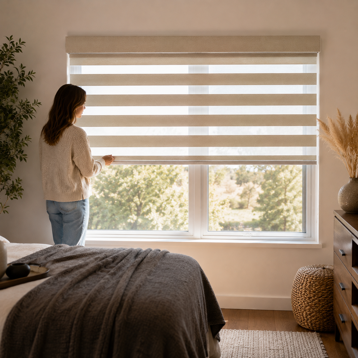 Cordless Zebra Shades