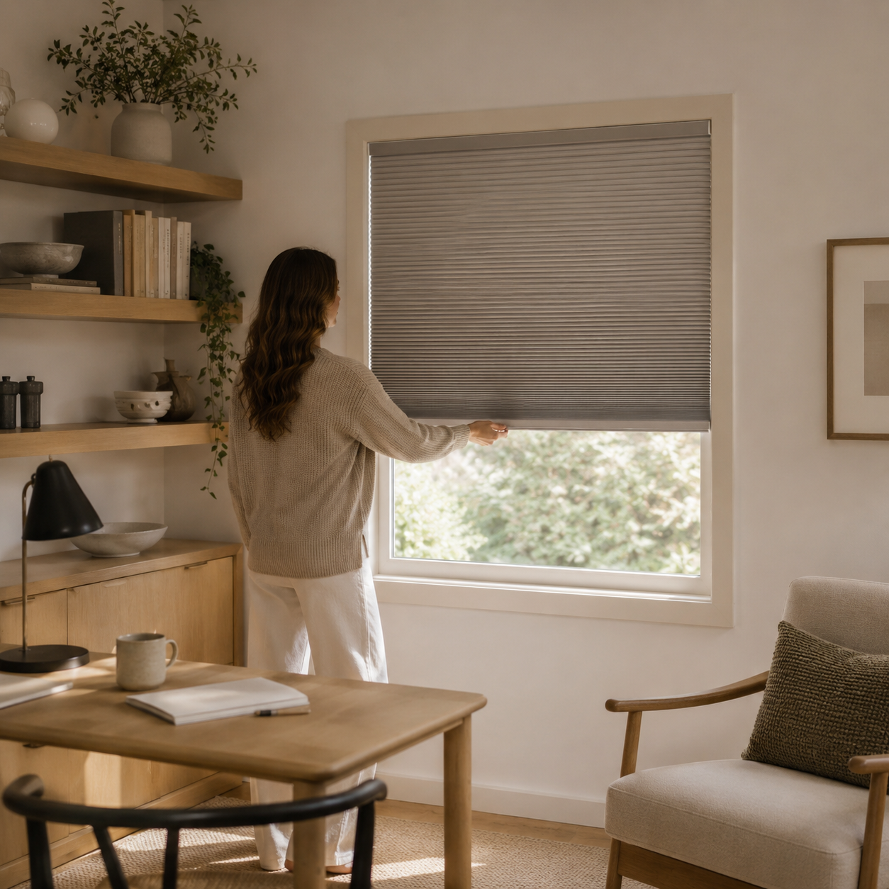 Cordless Blackout Cellular Shades