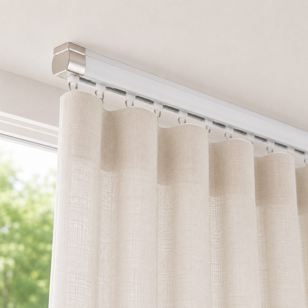Manual Quiet Glide Curtain Track